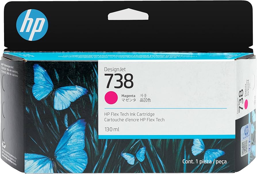HP738インクカートリッジ シアン、マゼンタ、イエロー、ブラック130ml Amazon.co.jp: ヒューレット・パッカード(HP) HP738インク